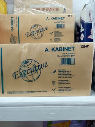 AMPLOP KABINET COKLAT PACK