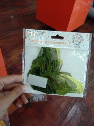 3D BUTTERFLY DECORATION